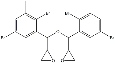 2,5-Dibromo-3-methylphenylglycidyl ether Struktur