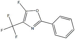 5-Fluoro-2-phenyl-4-(trifluoromethyl)oxazole Struktur