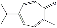 2-Methyl-5-isopropyl-2,4,6-cycloheptatrien-1-one Struktur