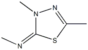 N,3,5-Trimethyl-1,3,4-thiadiazol-2(3H)-imine Struktur