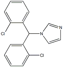 1-[Bis(2-chlorophenyl)methyl]-1H-imidazole Struktur