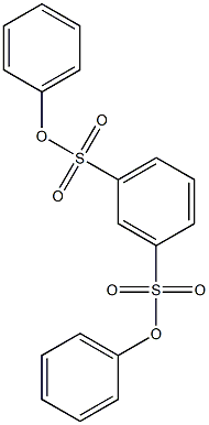 1,3-Benzenedisulfonic acid diphenyl ester Struktur