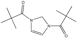 1,3-Dipivaloyl-2,3-dihydro-1H-imidazole Struktur