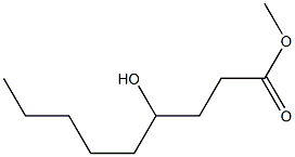 4-Hydroxynonanoic acid methyl ester Struktur