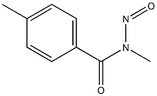 N-Nitroso-N-methyl-4-methylbenzamide Struktur