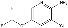 2-Amino-3-chloro-5-difluoromethoxypyridine Struktur