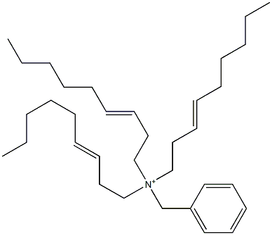 Tri(3-nonenyl)benzylaminium Struktur