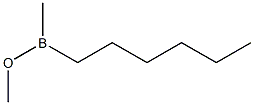 Hexyl(methyl)(methoxy)borane Struktur