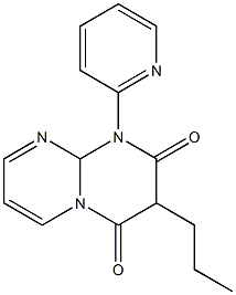 1-(2-Pyridinyl)-3-propyl-1,9a-dihydro-2H-pyrimido[1,2-a]pyrimidine-2,4(3H)-dione Struktur