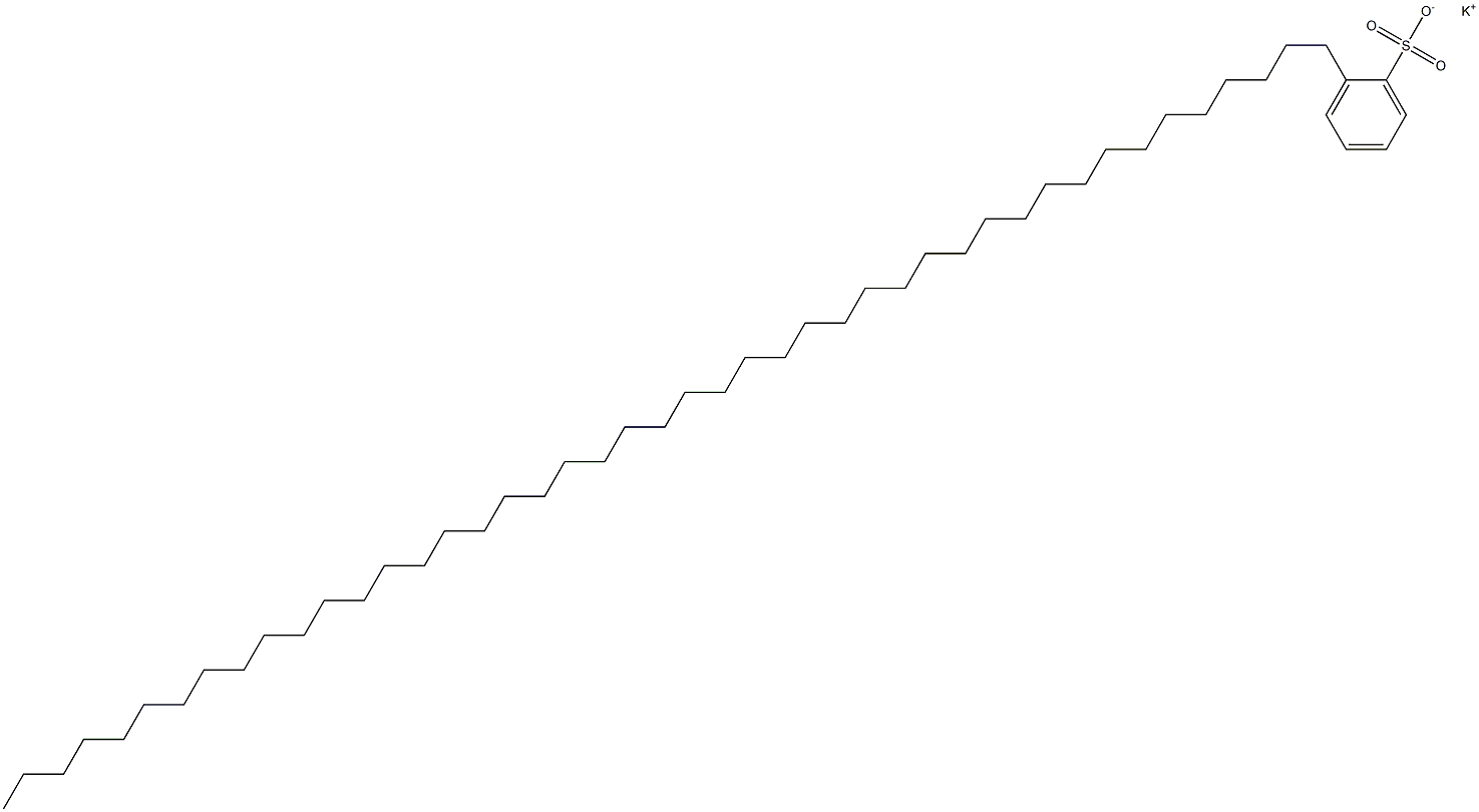 2-(Pentatetracontan-1-yl)benzenesulfonic acid potassium salt Struktur