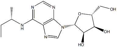 N-[(S)-Butan-2-yl]adenosine Struktur