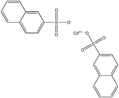 Bis(2-naphthalenesulfonic acid)cadmium salt Struktur