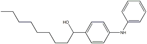 4-(1-Hydroxynonyl)phenylphenylamine Struktur