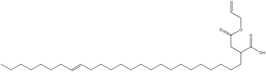 2-(17-Pentacosenyl)succinic acid 1-hydrogen 4-allyl ester Struktur