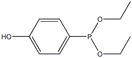 4-(Diethoxyphosphino)phenol Struktur