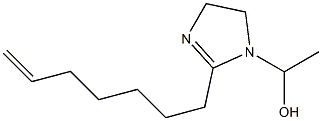 1-(1-Hydroxyethyl)-2-(6-heptenyl)-2-imidazoline Struktur