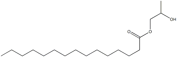 Pentadecanoic acid 2-hydroxypropyl ester Struktur