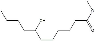 7-Hydroxyundecanoic acid methyl ester Struktur