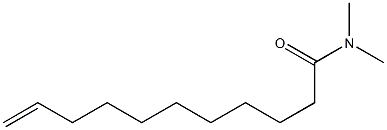 N,N-Dimethyl-10-undecenamide Struktur