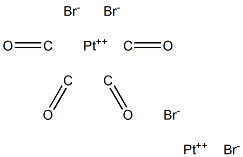 Diplatinum dicarbonyl tetrabromide Struktur