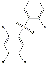 2,4,5-Tribromophenyl 2-bromophenyl sulfone Struktur