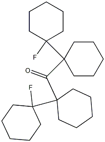 1-Fluorocyclohexylcyclohexyl ketone Struktur