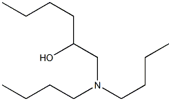 1-Dibutylamino-2-hexanol Struktur