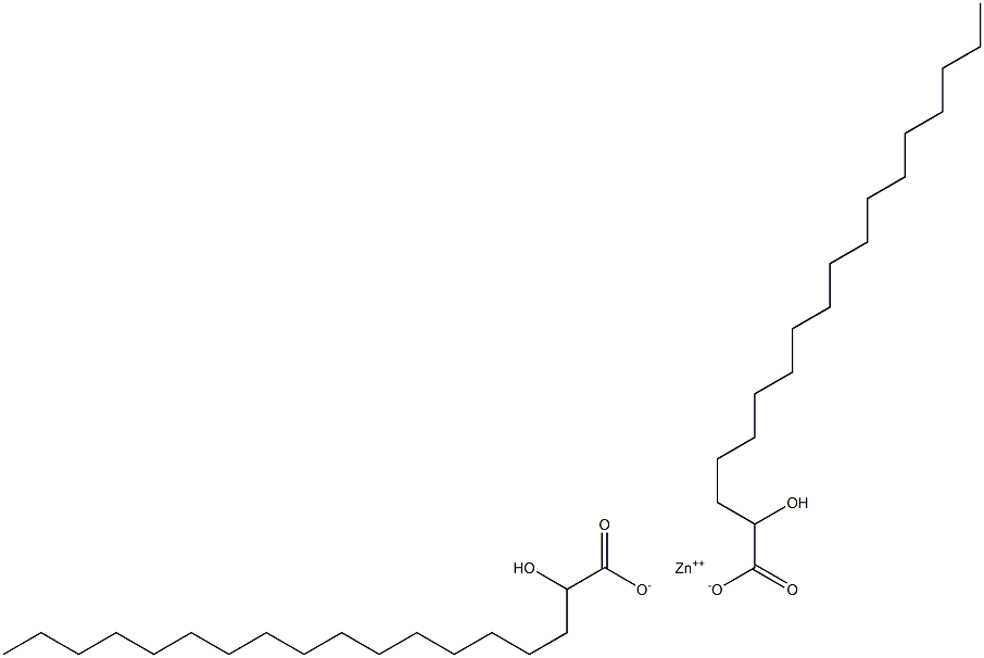 Bis(2-hydroxyoctadecanoic acid)zinc salt Struktur