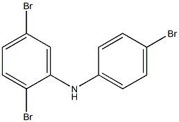 2,5-Dibromophenyl 4-bromophenylamine Struktur