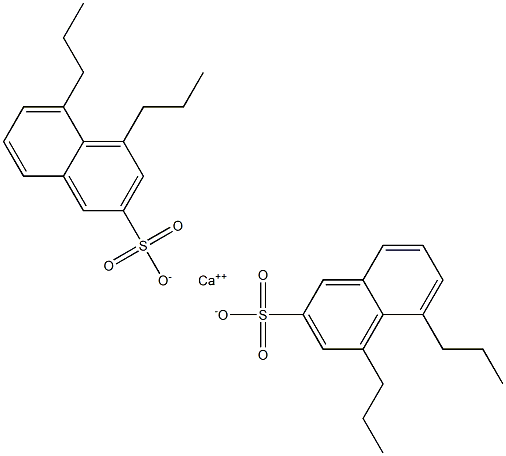 Bis(4,5-dipropyl-2-naphthalenesulfonic acid)calcium salt Struktur