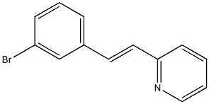 2-(3-Bromostyryl)pyridine Struktur