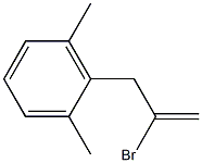 1-(2-Bromoallyl)-2,6-dimethylbenzene Struktur