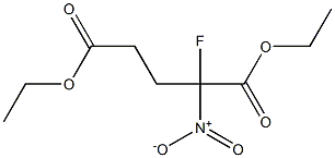 2-Fluoro-2-nitroglutaric acid diethyl ester Struktur