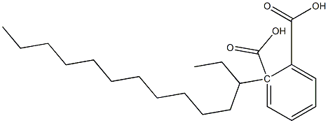 (-)-Phthalic acid hydrogen 1-[(R)-1-ethyldodecyl] ester Struktur