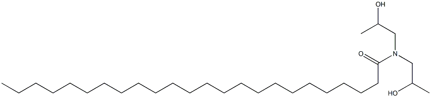 N,N-Bis(2-hydroxypropyl)tetracosanamide Struktur