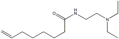 N-[2-(Diethylamino)ethyl]-7-octenamide Struktur