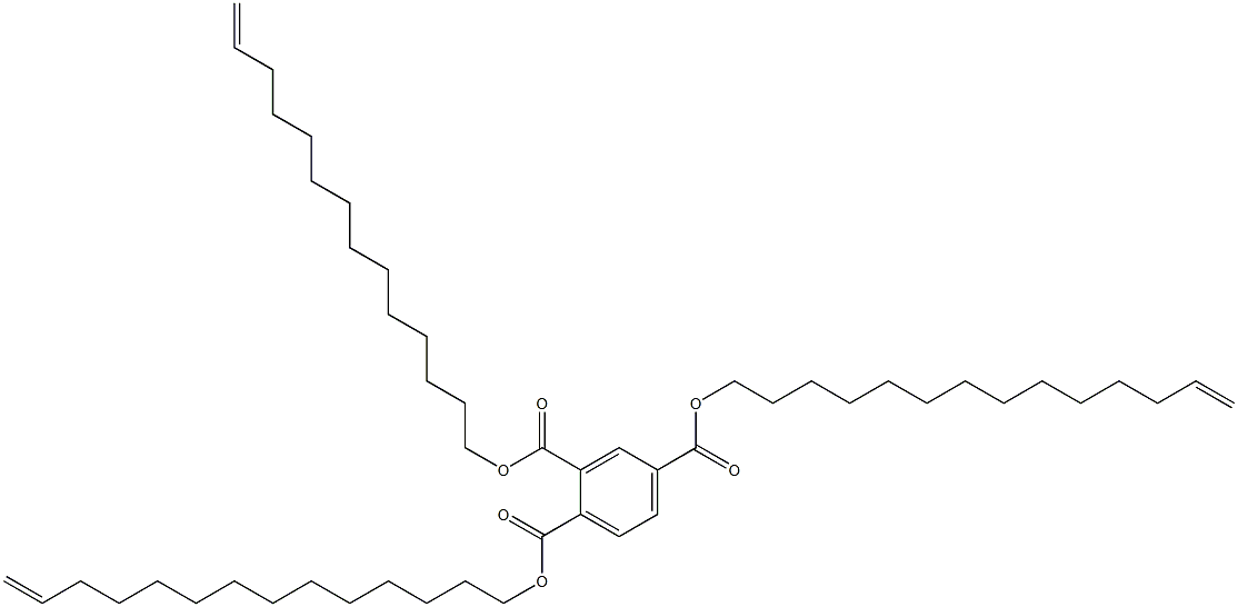 1,2,4-Benzenetricarboxylic acid tri(13-tetradecenyl) ester Struktur