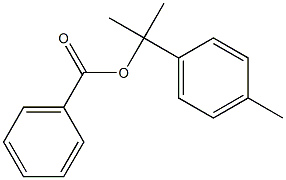 Benzoic acid 2-(p-tolyl)propan-2-yl ester Struktur