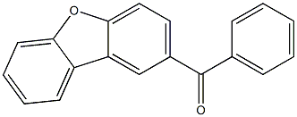 2-Benzoyldibenzofuran Struktur