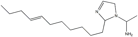 1-(1-Aminoethyl)-2-(7-undecenyl)-3-imidazoline Struktur