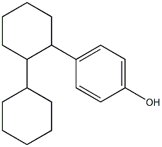 4-(2-Cyclohexylcyclohexyl)phenol Struktur