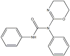 N,N'-Diphenyl-N-[(5,6-dihydro-4H-1,3-oxazin)-2-yl]urea Struktur