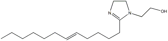 2-(5-Dodecenyl)-2-imidazoline-1-ethanol Struktur