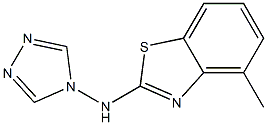 4-Methyl-N-(4H-1,2,4-triazol-4-yl)benzothiazol-2-amine Struktur