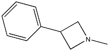 1-Methyl-3-phenylazetidine Struktur