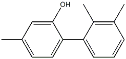 5-Methyl-2-(2,3-dimethylphenyl)phenol Struktur