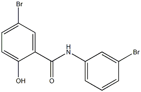 3',5-Dibromo-2-hydroxybenzanilide Struktur