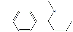 1-(4-Methylphenyl)-N,N-dimethyl-1-butanamine Struktur