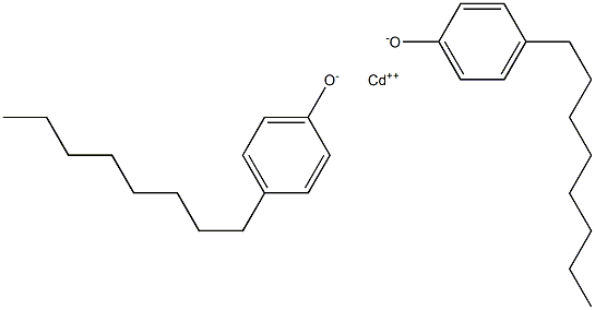 Cadmium bis(4-octylphenolate) Struktur