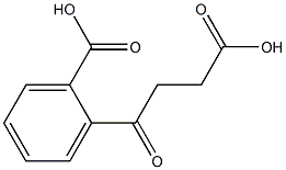 2-(4-Hydroxy-1,4-dioxobutyl)benzoic acid Struktur